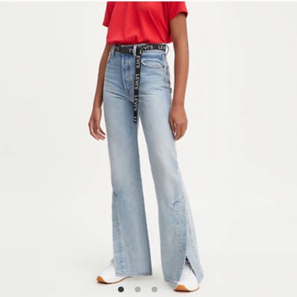 levi's split flare